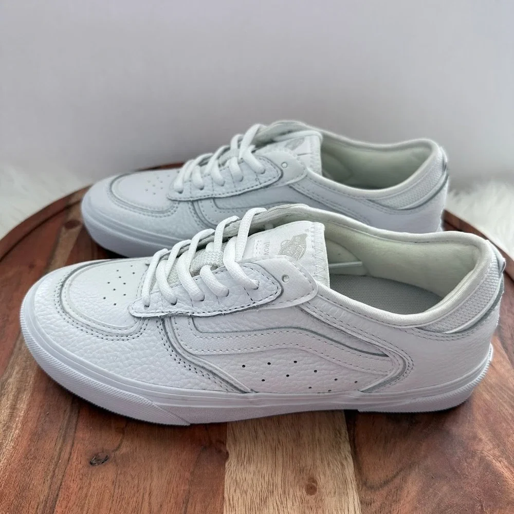 Vans Rowley Pro 66/99 White Leather‎ Men 6.5 Women 8 New Skate Shoes